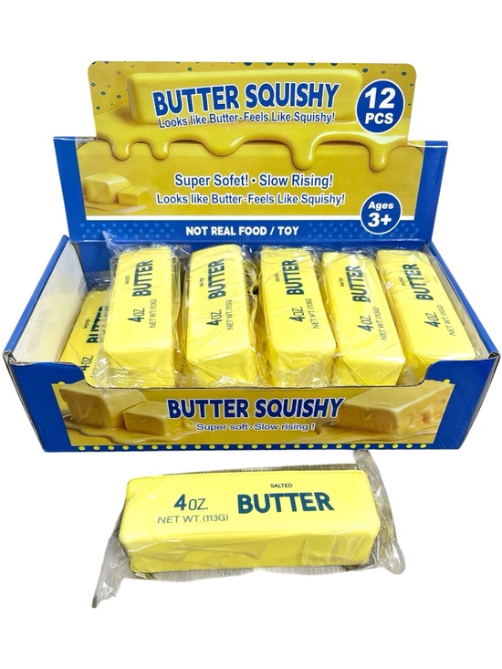 Other - Butter Squishy Toy - Yellow Squishies